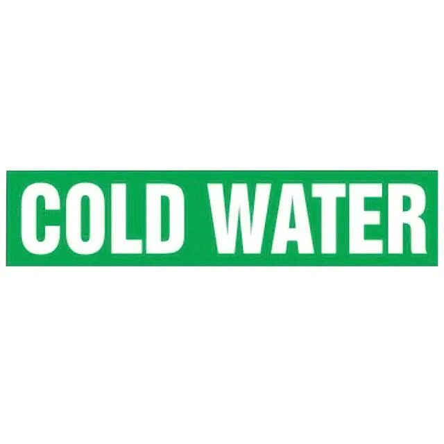 PPMA1117D (LABEL 12X2.5" WHITE/GREEN")