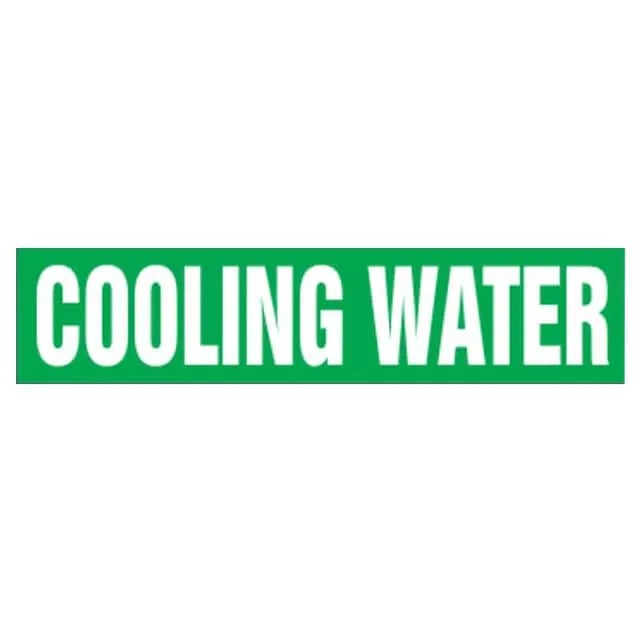 PPMA1147B (LABEL 8X1.5" WHITE/GREEN")