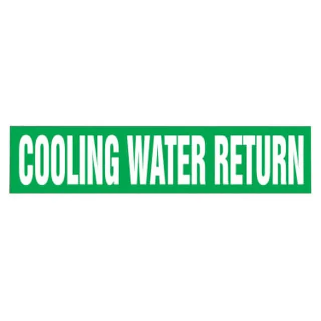 PPMA1149B (LABEL 8X1.5" WHITE/GREEN")
