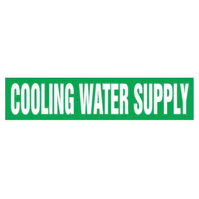 PPMA1151B (LABEL 8X1.5" WHITE/GREEN")