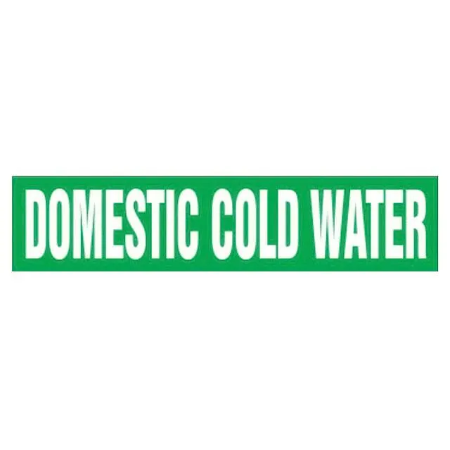 PPMA1171B (LABEL 8X1.5" WHITE/GREEN")