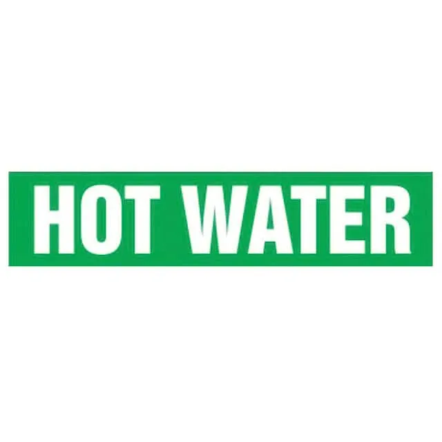 PPMA1325D (LABEL 12X2.5" WHITE/GREEN")