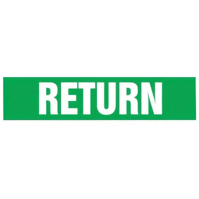 PPMA1513D (LABEL 12X2.5" WHITE/GREEN")