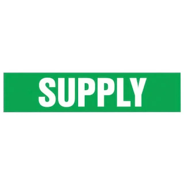 PPMA1591D (LABEL 12X2.5" WHITE/GREEN")
