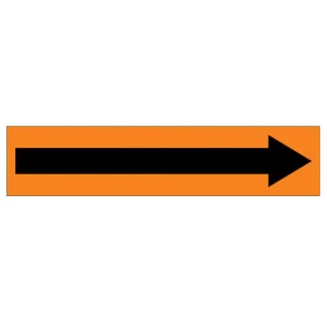 PPMA1647H (SS PIPE MRKR,LONG ARROW, OR, H,E)