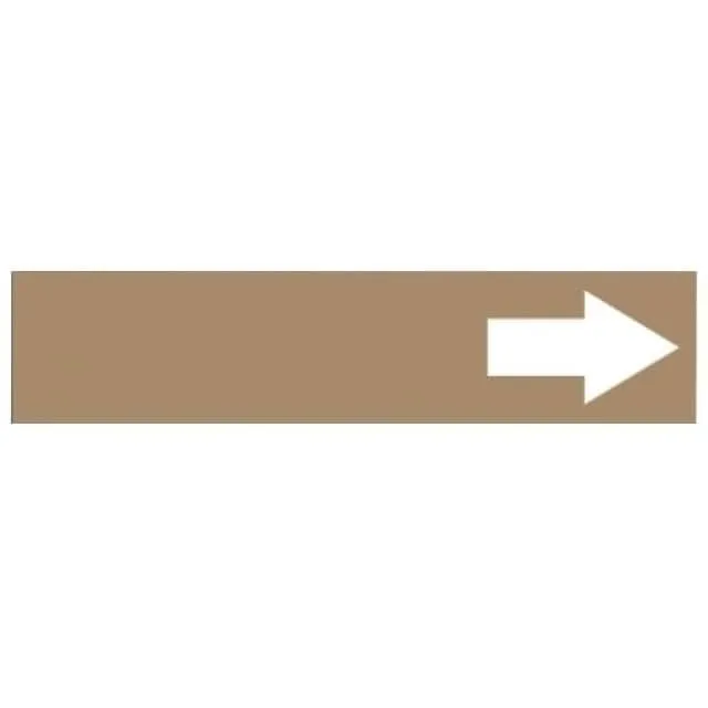 PPMA1665A (SS PIPE MRKR,SHORT ARROW, BN,EA)