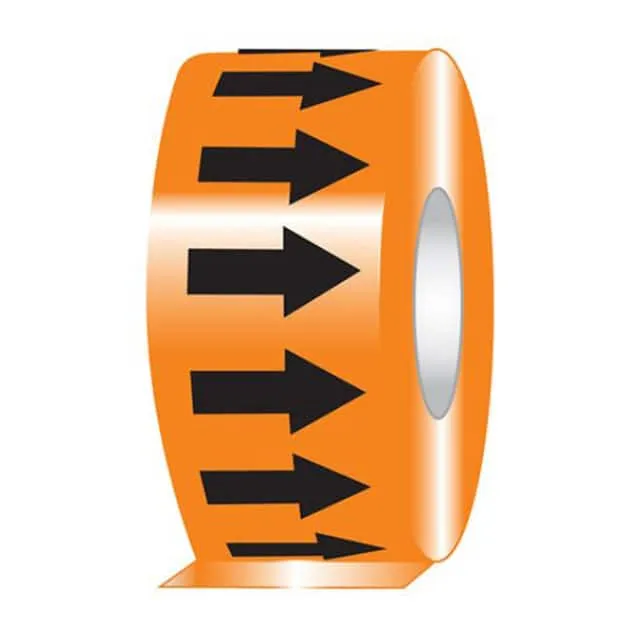 PPMR1X54BO (ARROW TAPE 1X54' BLK/ORANGE,RL")