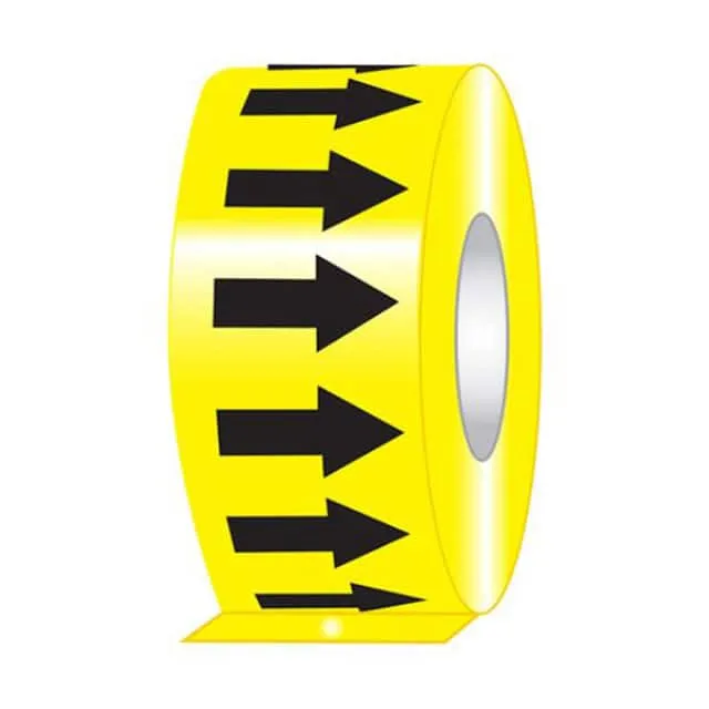 PPMR1X54BY (ARROW TAPE 1X54' BLK/YELLOW,RL")