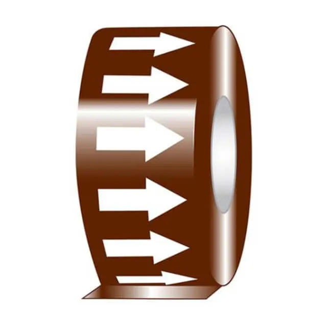 PPMR1X54WBR (ARROW TAPE 1X54' WHITE/BROWN,RL")