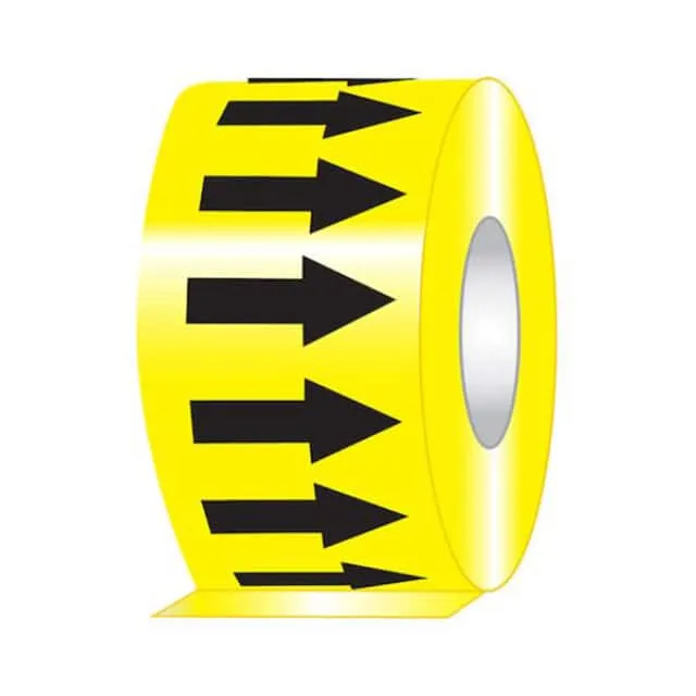 PPMR2X108BY (ARROW TAPE 2X108' BLK/YELLOW,RL")