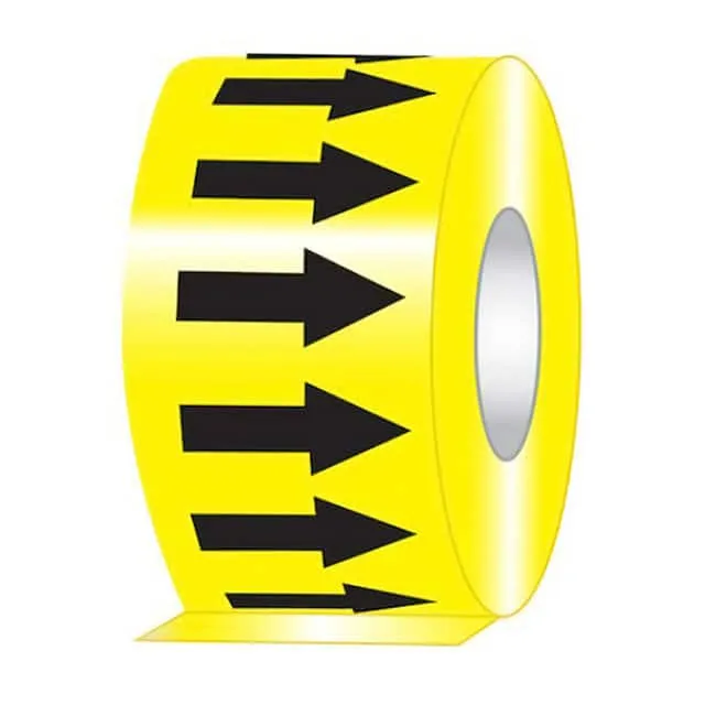 PPMR2X54BY (ARROW TAPE 2X54' BLK/YELLOW,RL")