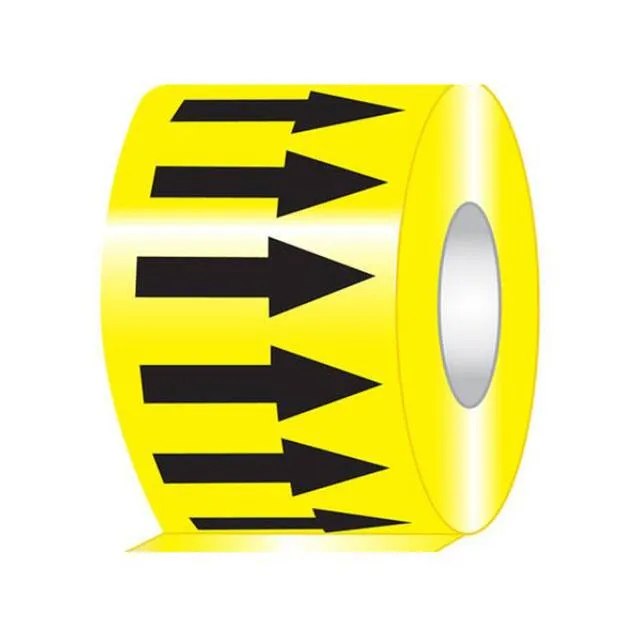 PPMR4X108BY (ARROW TAPE 4X108' BLK/YELLOW,RL")