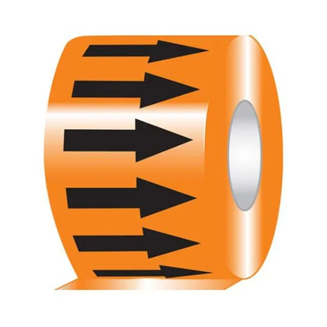 PPMR4X54BO (ARROW TAPE 4X54' BLK/ORANGE,RL")