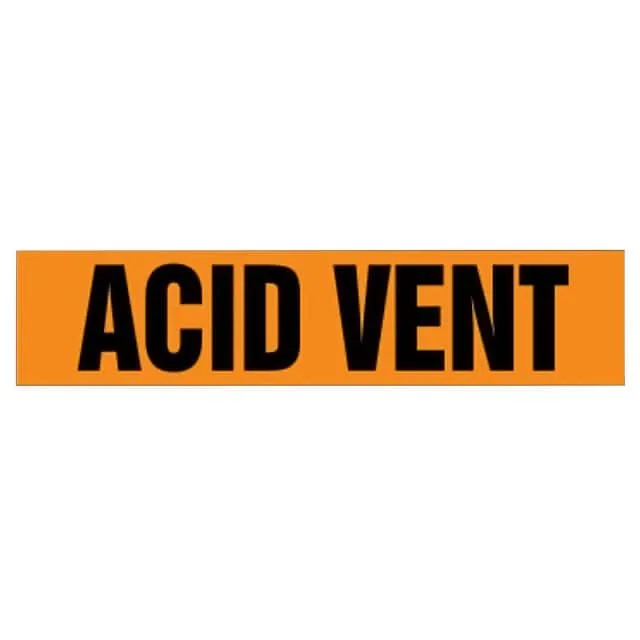 PPMS1011C (ST PIPE MRKR, ACID VENT OR, C,EA)