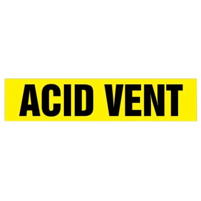 PPMS1013C (ST PIPE MRKR, ACID VENT, YL, C,E)