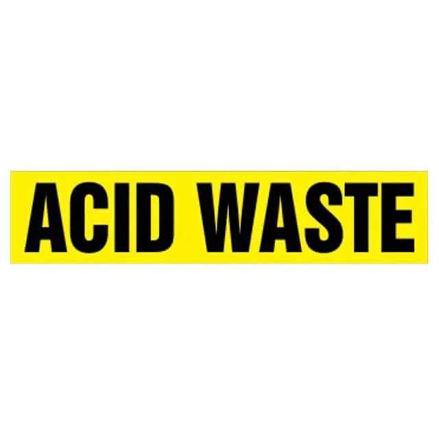 PPMS1017E (ST PIPE MRKR, ACID WASTE, YL, E,)