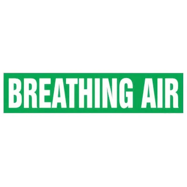 PPMS1073E (ST PIPE MRKR, BREATHING AIR, GN,)