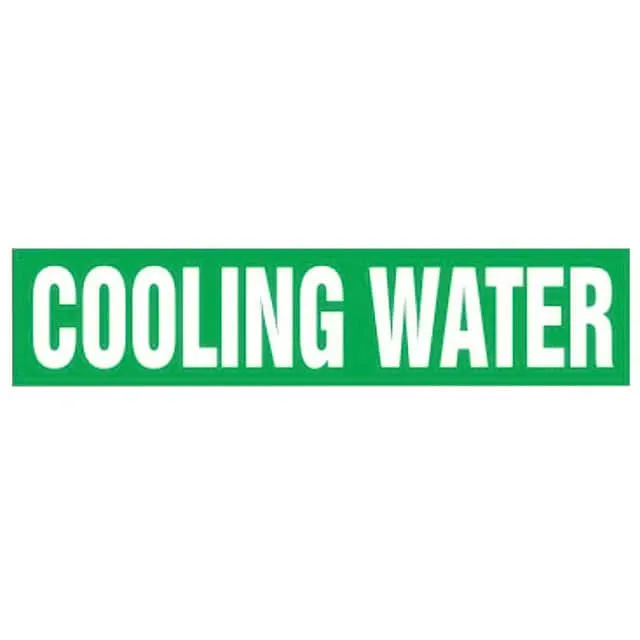 PPMS1147F (ST PIPE MRKR, COOLING WATER, GN,)