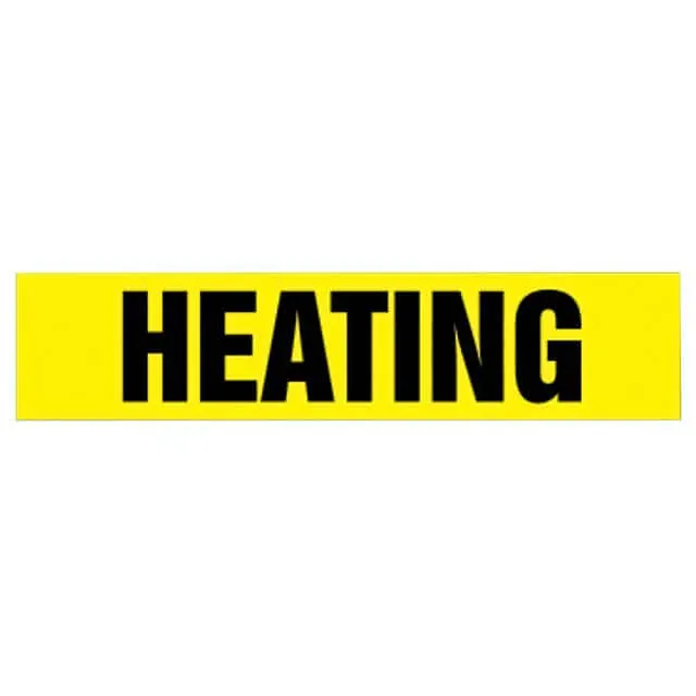 PPMS1277A (ST PIPE MRKR, HEATING, YL, A,EA)