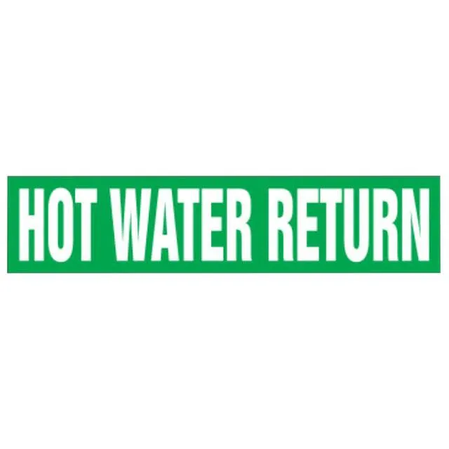 PPMS1329F (ST PIPE MRKR, HOT WATER RETURN,)