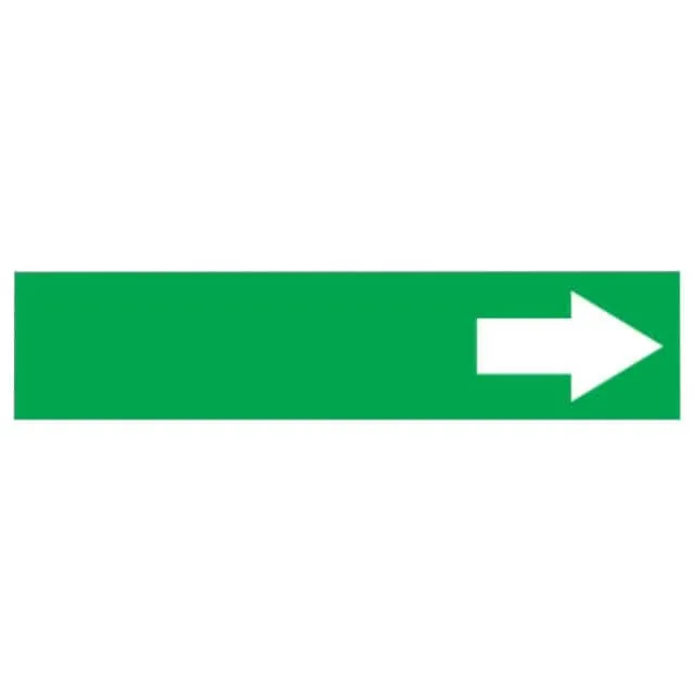 PPMS1667F (ST PIPE MRKR,SHORT ARROW, GN,EA)
