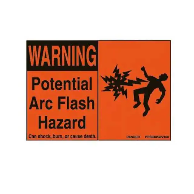 PPS0204W2100A (ADHESIVE SIGN, POLYESTER, 'WARNI)