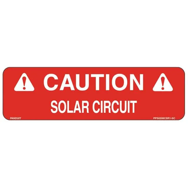 PPS0206CSR1-SC (SOLAR LABEL, 1.75 H X 6.00" W (")