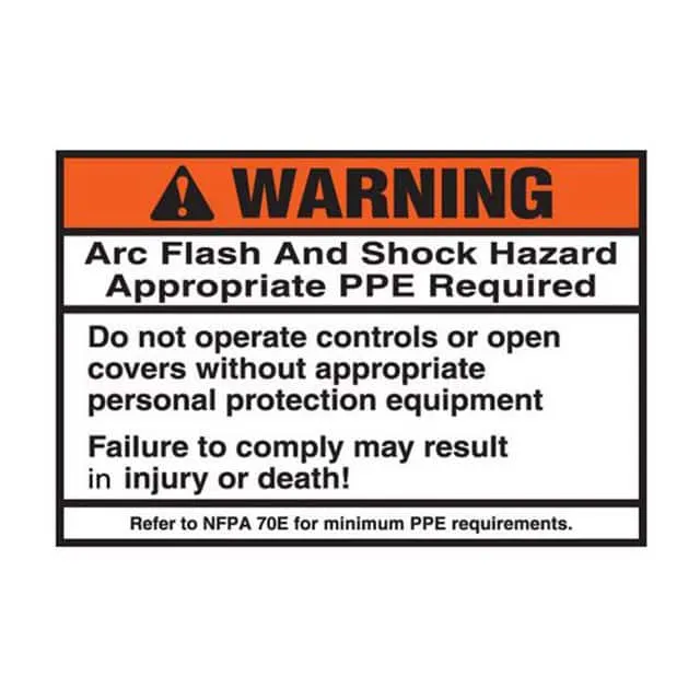 PPS0305W2108 (SIGN ELECTRL WARN)