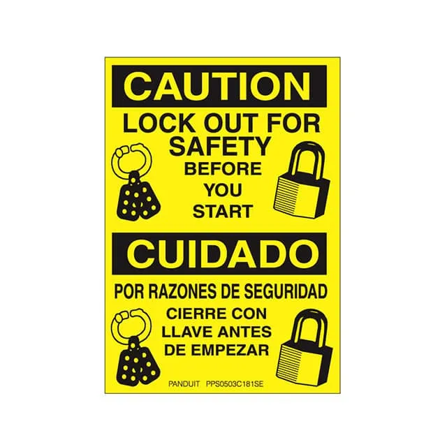 PPS0503C181SE (SIGN ELECTRL WARN 5X3.5" BLK/YL")