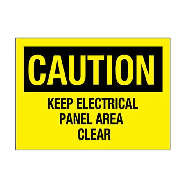 PPS0710C142 (SIGN ELECTRL WARN 10X7" BLK/YLL")