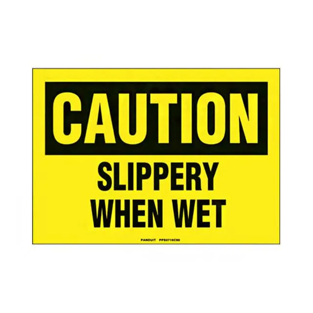 PPS0710C90 (SIGN ELECTRL WARN 10X7" BLK/YLL")