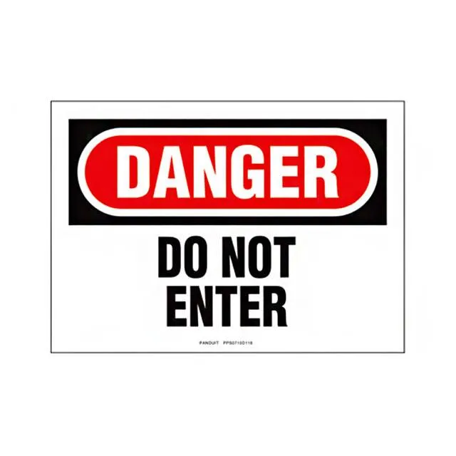 PPS0710D116 (SIGN ELECTRL WARN 10X7" BLK/RED")