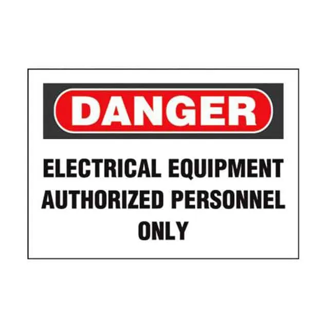 PPS0710D70 (SIGN ELECTRL WARN 10X7" BLK/RED")