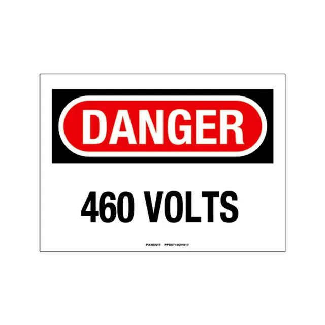 PPS0710DV017 (SIGN ELECTRL WARN 10X7" BLK/RED")