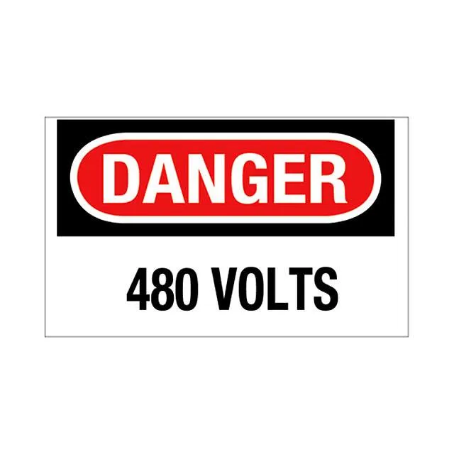 PPS1014DV018 (SIGN ELECTRL WARN 14X10" BLK/RD")