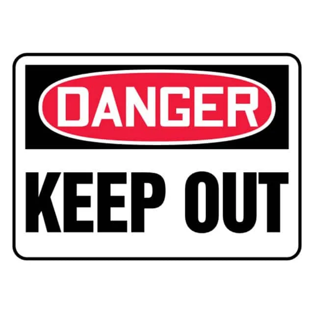 PRS0710D7018 (SIGN ELECTRL WARN 10X7" RD/BK/W")