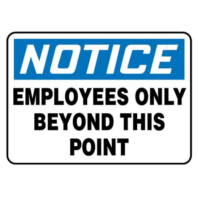 PRS0710N7046 (7X10 NOTICE EMPLOYEES ONLY.)