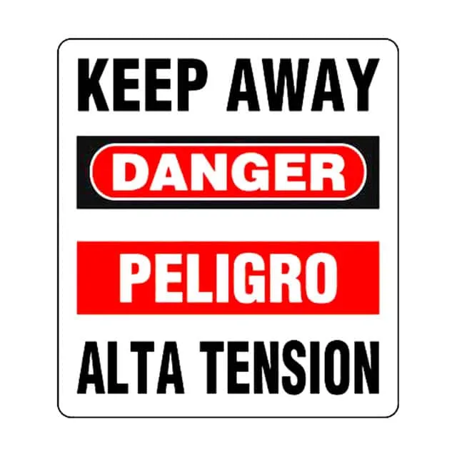 PRS0910D453 (SIGN ELECTRL WARN 10X9" BLU/WHT")