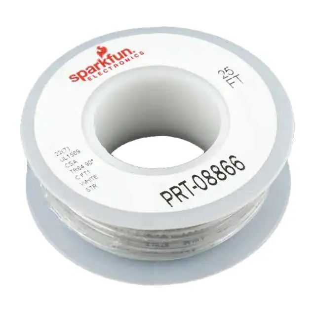 PRT-08866 (HOOK-UP STRND 22 AWG WHITE 25')