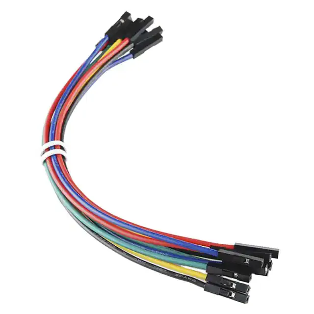 PRT-11710 (JUMPER WIRE 6 F/F 20 AWG 10PK")