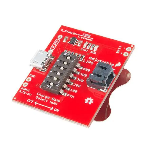PRT-14380 (MCP73831 ADJUSTABLE LIPO CHARGER)
