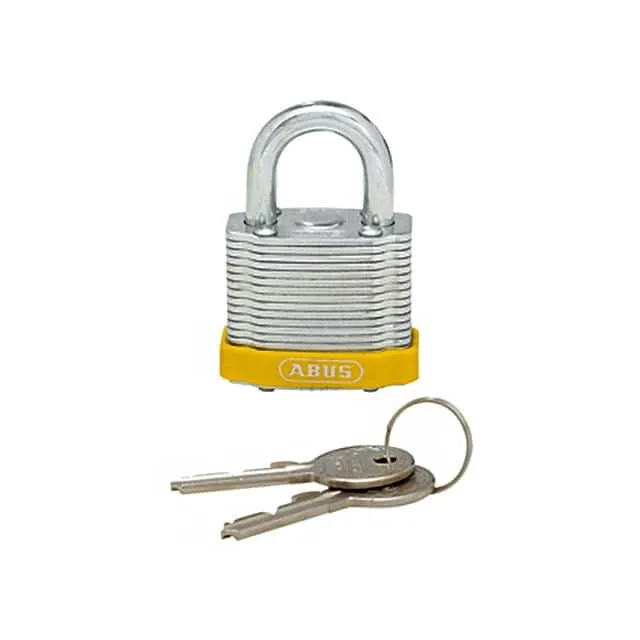 PSL-6YL (LAMIN STEEL PADLOCK YELLOW BUM)