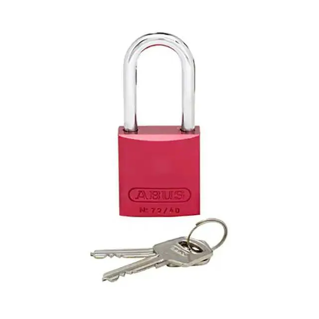 PSL-7-LS (ALUMINUM BODY PADLOCK LONG RED)