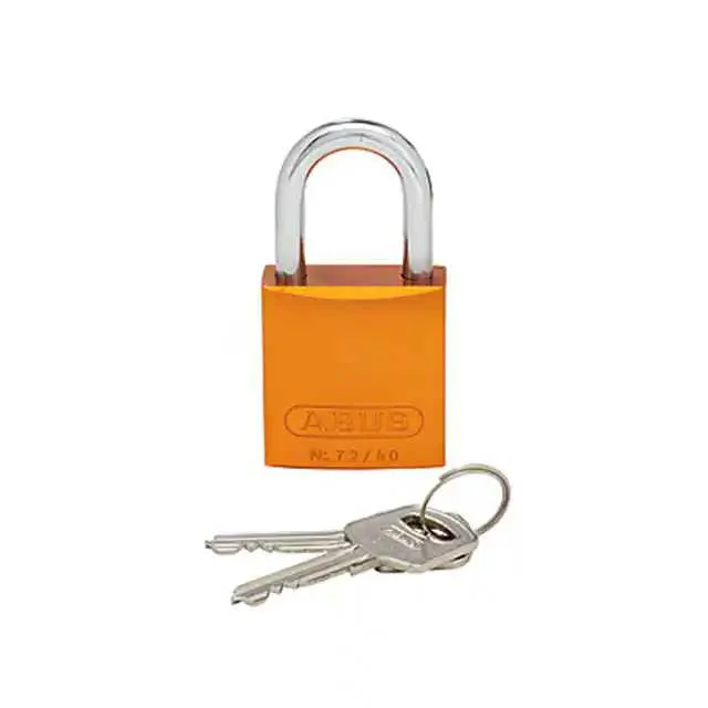 PSL-7OR (ALUMINUM BODY PADLOCK ORANGE)