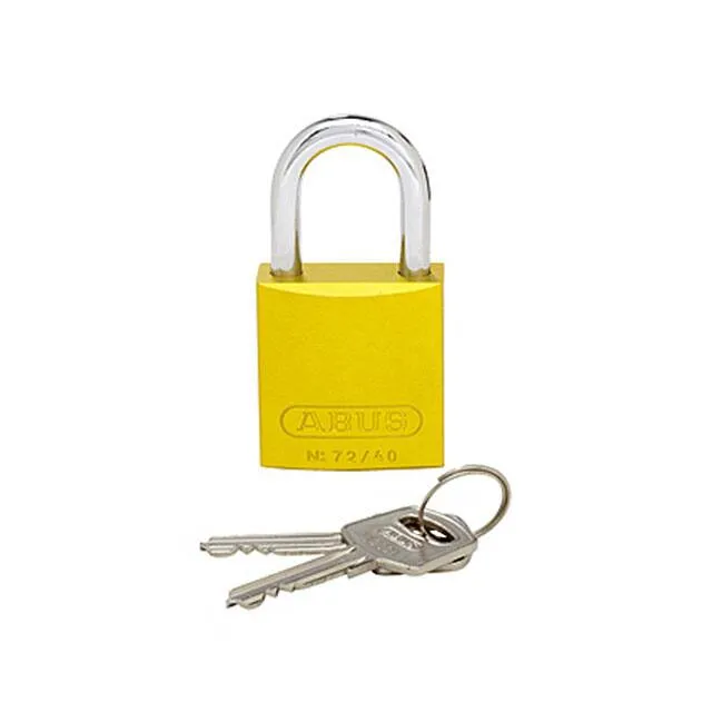 PSL-7YL (ALUMINUM BODY PADLOCK YELLOW)