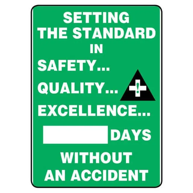PSTB002 (SIGN 20X14" WHITE/GREEN/BLACK")