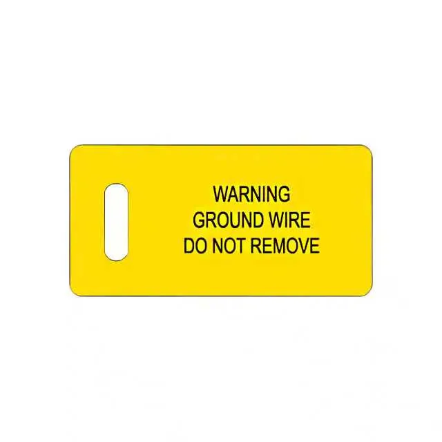PT-GND (TAG ID/RATINGS 2.75X1.38" 100PC")