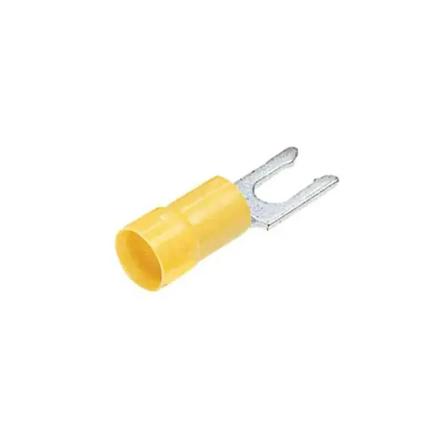 PV10-8LFB-2K (CONN SPADE TERM 10-12AWG #8 YEL)