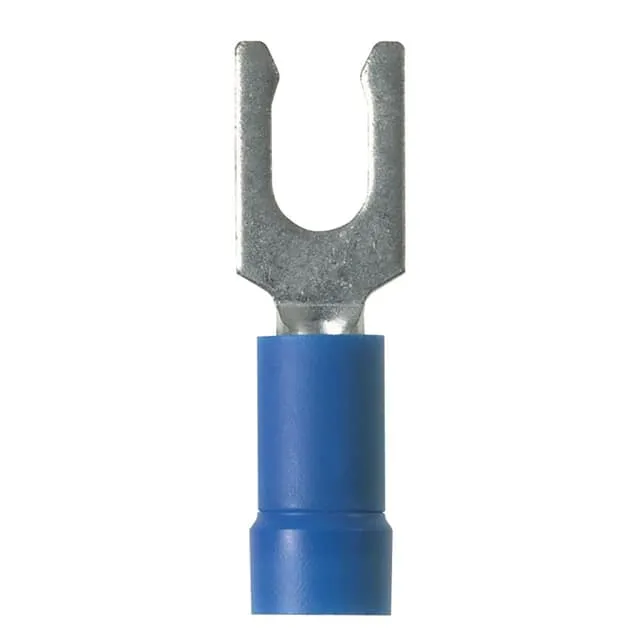 PV14-6LFW-M (CONN SPADE TERM 14-16AWG #6 BLU)