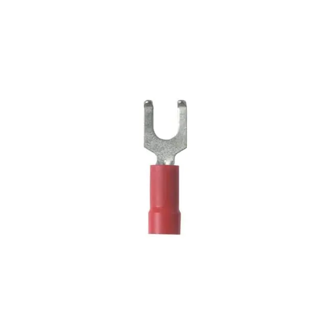 PV18-6FF-CY (CONN SPADE TERM 18-22AWG #6 RED)